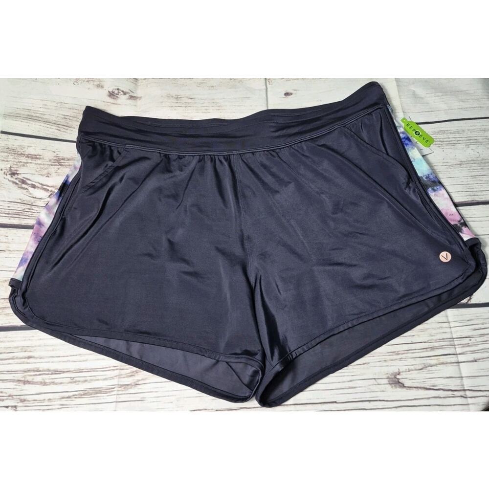 Lane Bryant LIVI Activewear Running Shorts Women's Size 18 Black Quick Dry NWT